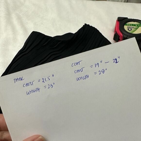 Scarlett Nite Woman 2 Piece Beaded & Pleated Cardigan & Tank Set sz 14 W - Picture 13 of 13